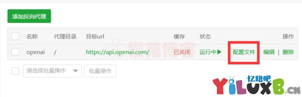 openai使用宝塔面板反代官方的API接口教程
